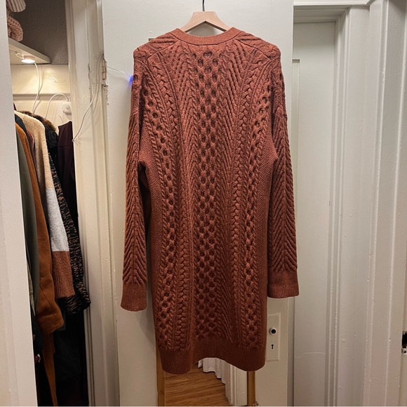 Nili Lotan x Target Long Cableknit Cardigan L - Picture 4 of 7